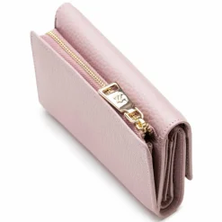 Lazarotti Damengeldbörsen Querformat<Bologna Leather Geldbörse Leder 14 cm rose