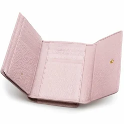 Lazarotti Damengeldbörsen Querformat<Bologna Leather Geldbörse Leder 14 cm rose