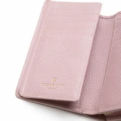 Lazarotti Damengeldbörsen Querformat<Bologna Leather Geldbörse Leder 14 cm rose