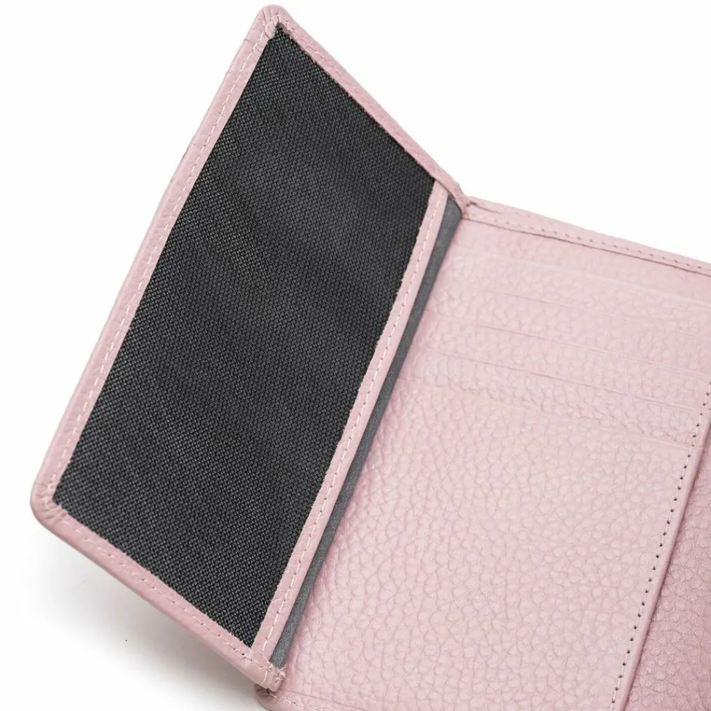 Lazarotti Damengeldbörsen Querformat<Bologna Leather Geldbörse Leder 14 cm rose