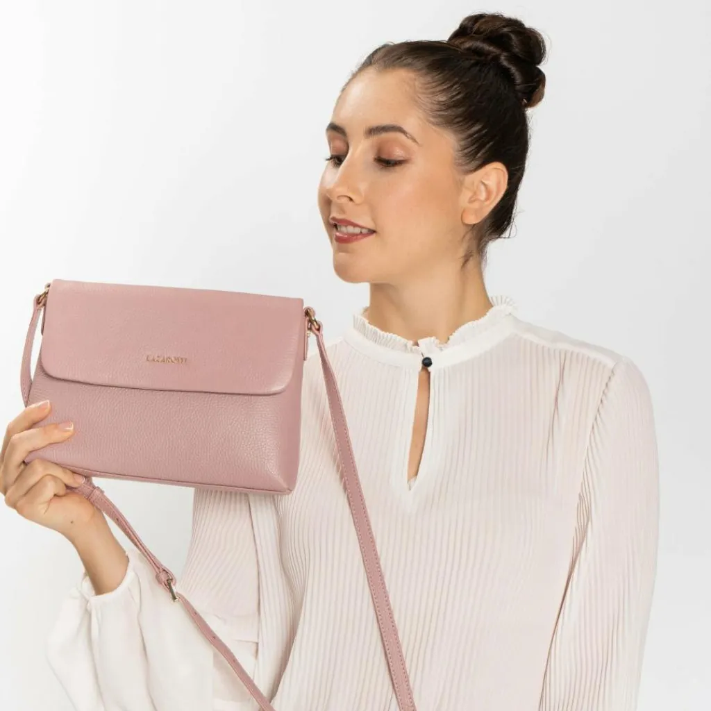 Lazarotti Bologna Leather Umhängetasche Leder 25 cm