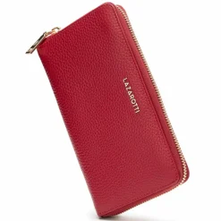 Lazarotti Damengeldbörsen Querformat<Bologna Leather Geldbörse Leder 19 cm red