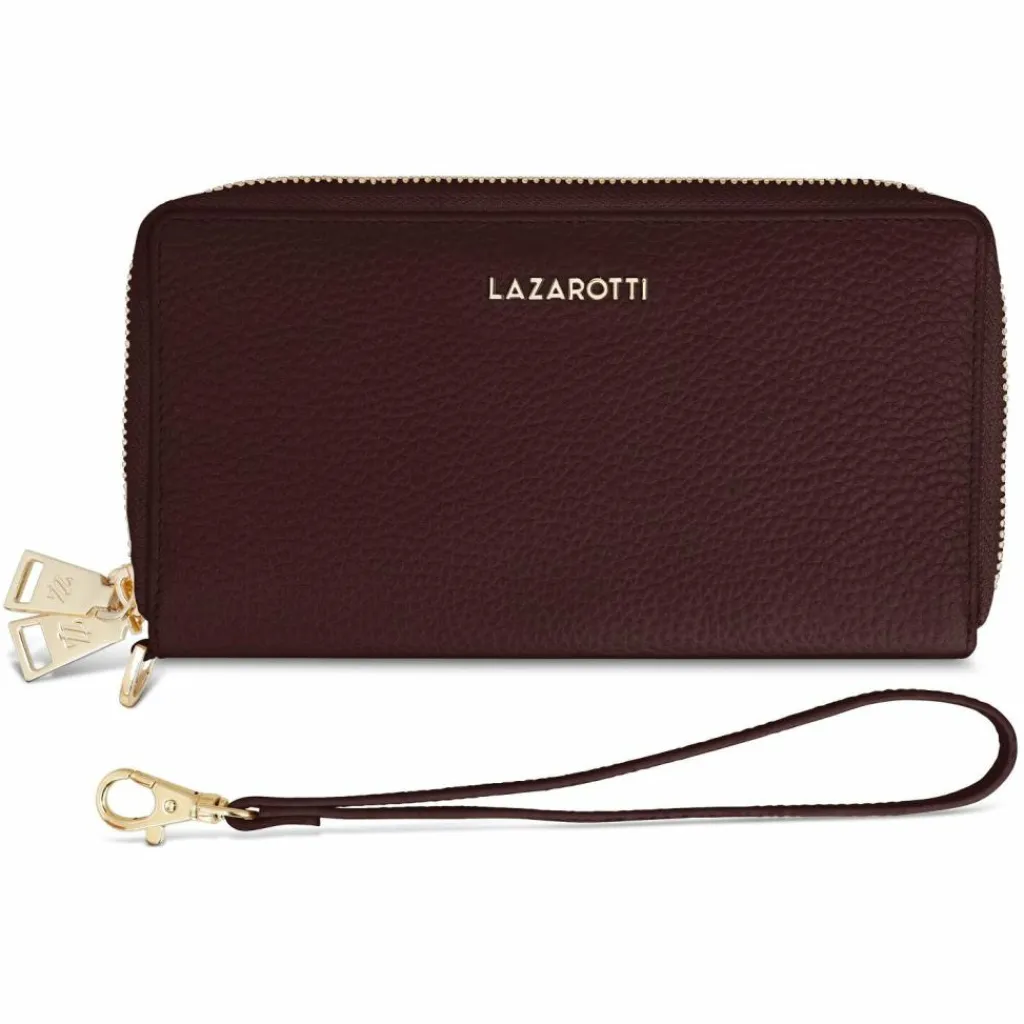 Damen Lazarotti Bologna Leather Geldbörse RFID Schutz Leder 20 cm