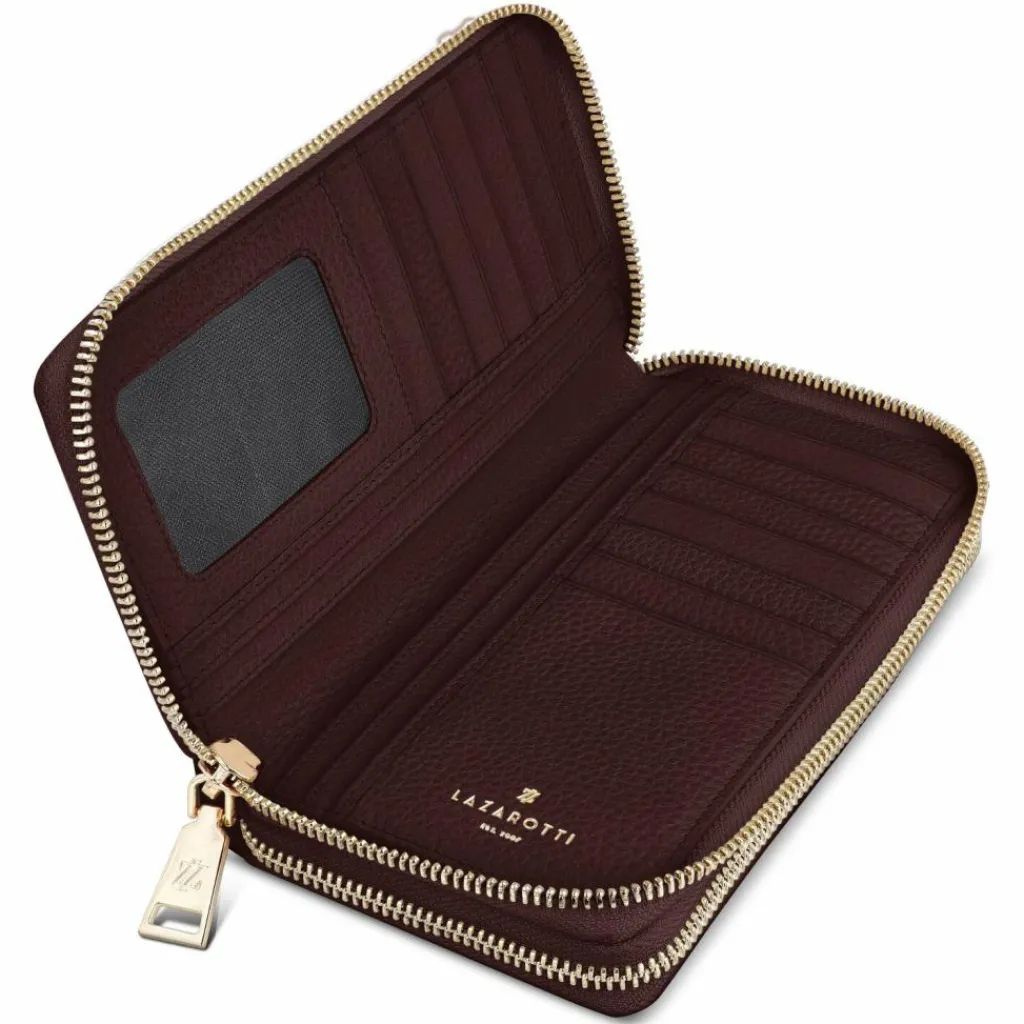 Damen Lazarotti Bologna Leather Geldbörse RFID Schutz Leder 20 cm