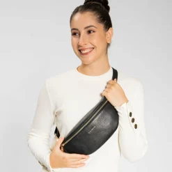 Lazarotti Gürteltaschen<Bologna Leather Gürteltasche Leder 31 cm black