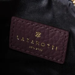 Discount Lazarotti Bologna Leather Schultertasche Leder 22 cm burgundy