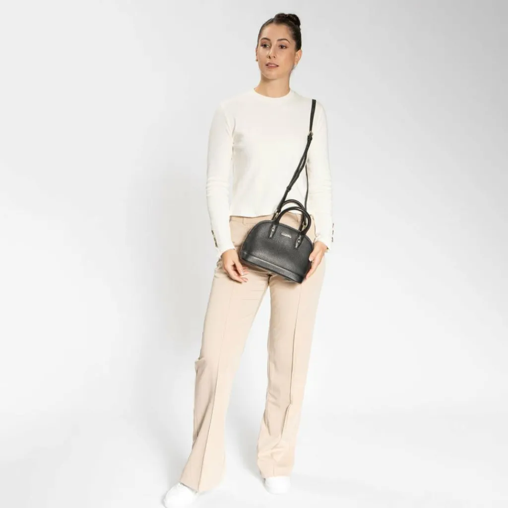 New Lazarotti Bologna Leather Handtasche Leder 24 cm black 2