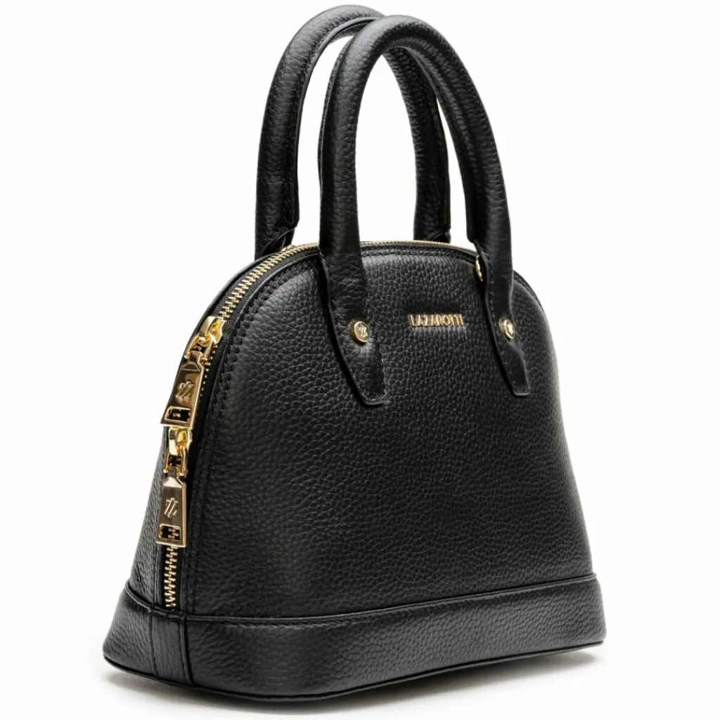 New Lazarotti Bologna Leather Handtasche Leder 24 cm black 2