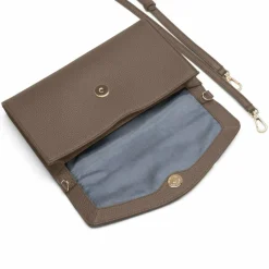 Clearance Lazarotti Bologna Leather Clutch Tasche Leder 23 cm taupe