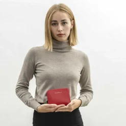 Damen Lazarotti Milano Leather Geldbörse Leder 13,5 cm