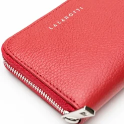 Damen Lazarotti Milano Leather Geldbörse Leder 13,5 cm