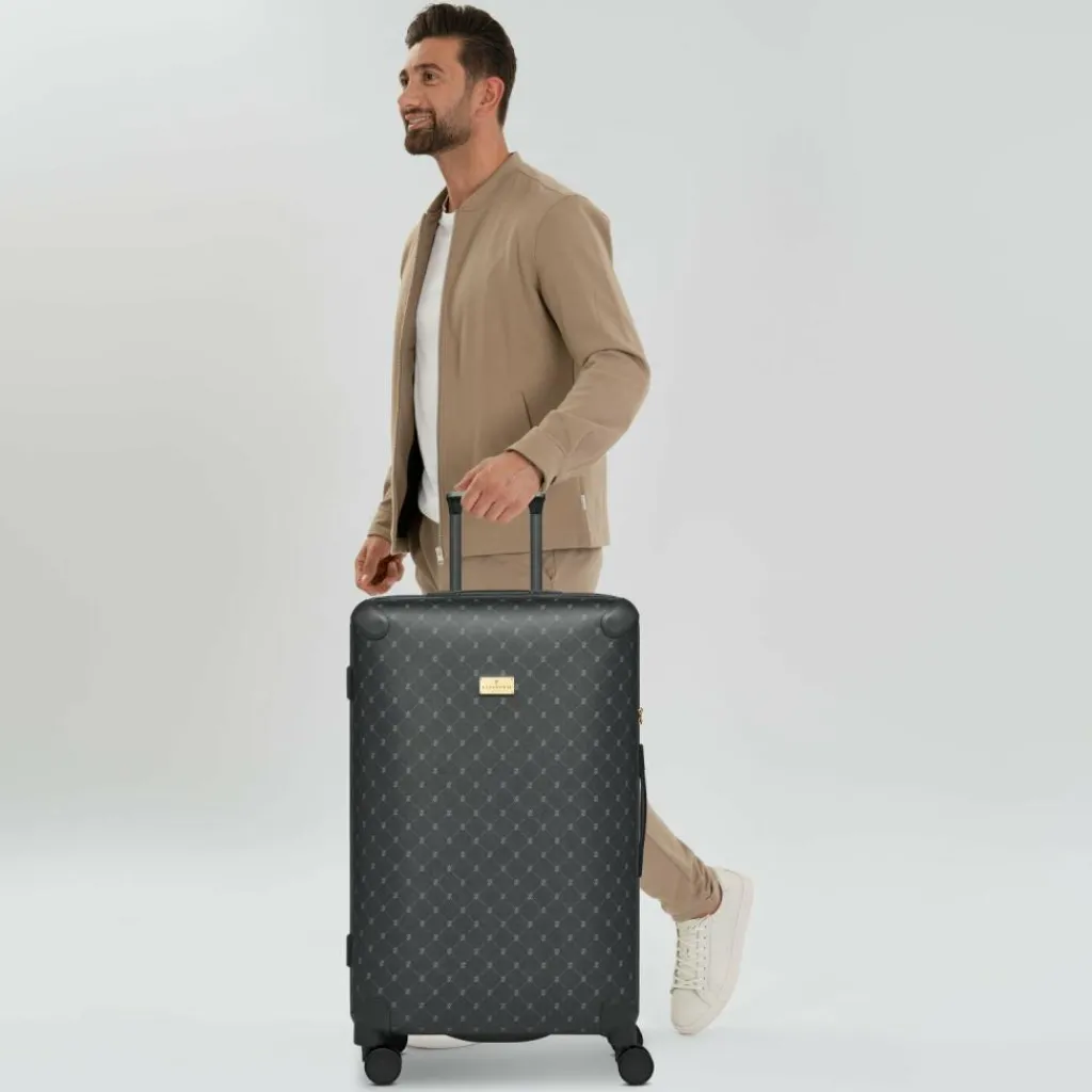 Lazarotti Hartgepäck|4-Rollen Koffer<Palermo 4 Rollen Trolley L 79 cm black 1