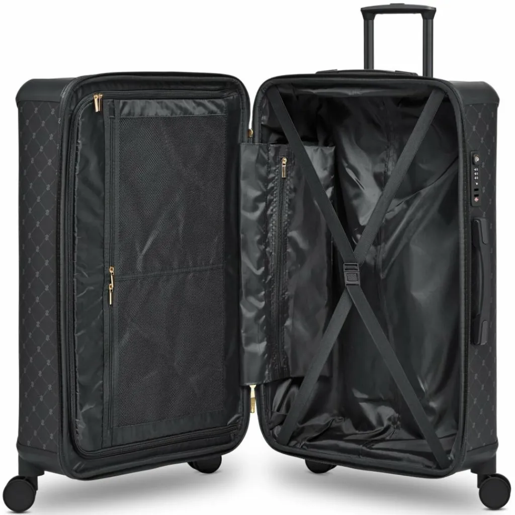 Lazarotti Hartgepäck|4-Rollen Koffer<Palermo 4 Rollen Trolley L 79 cm black 1