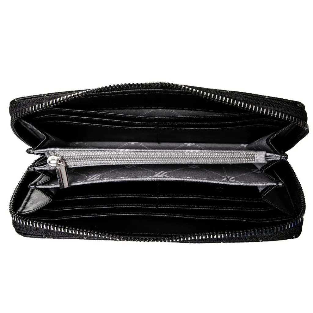 Lazarotti Damengeldbörsen Querformat<Palermo Geldbörse 19,5 cm black