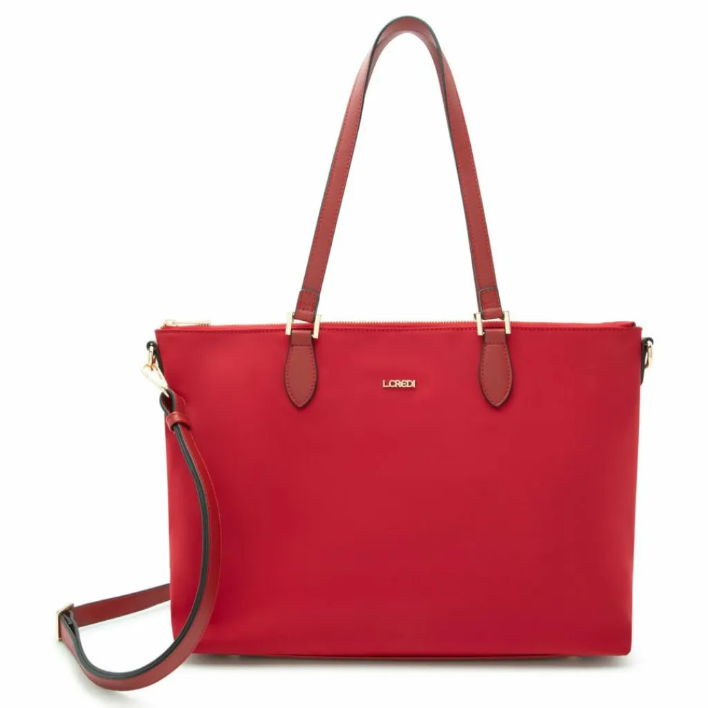 L.Credi Shopper|Schultertaschen<Alena Shopper Tasche 43 cm rot