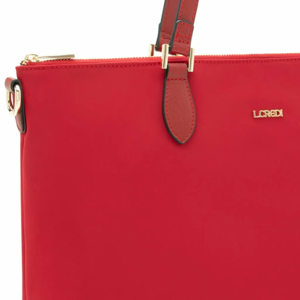L.Credi Shopper|Schultertaschen<Alena Shopper Tasche 43 cm rot