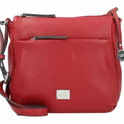 L.Credi Umhängetaschen<Budapest Umhängetasche 25 cm rot