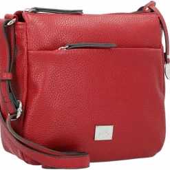 L.Credi Umhängetaschen<Budapest Umhängetasche 25 cm rot
