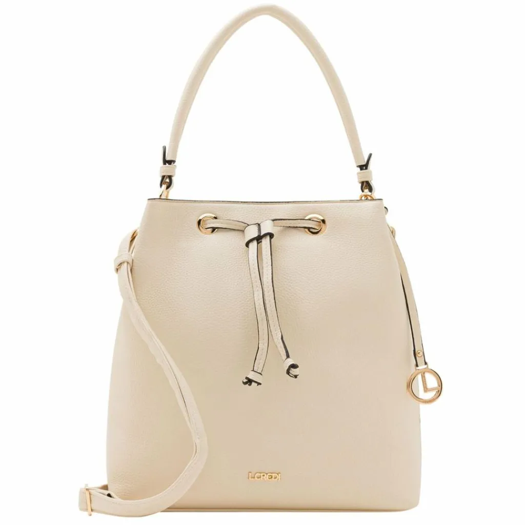 Hot L.Credi Ebony Beuteltasche 28 cm creme