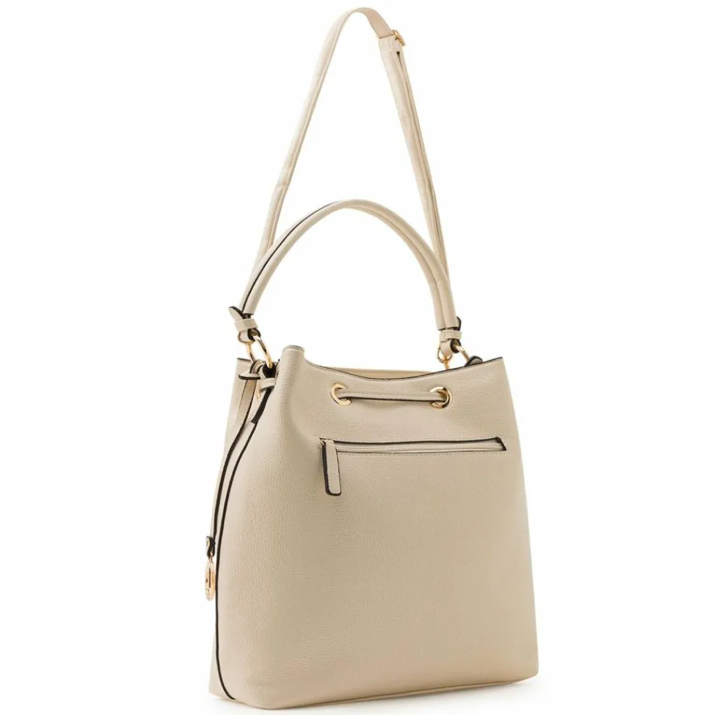 Hot L.Credi Ebony Beuteltasche 28 cm creme