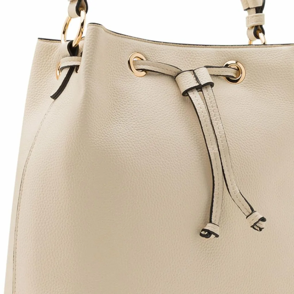 Hot L.Credi Ebony Beuteltasche 28 cm creme