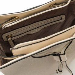 Hot L.Credi Ebony Beuteltasche 28 cm creme