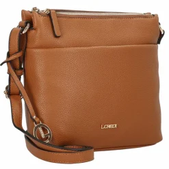 Hot L.Credi Eda Umhängetasche 23 cm cognac