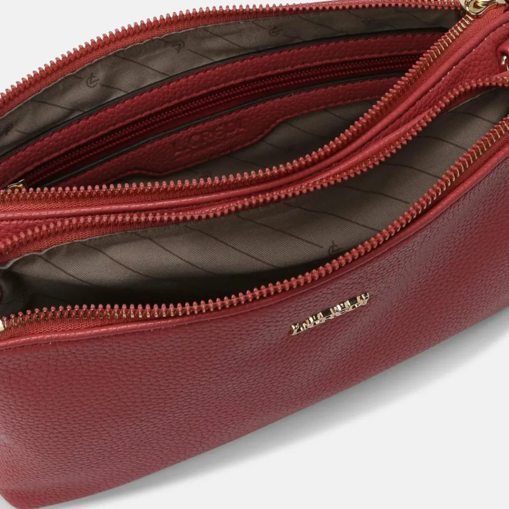 Discount L.Credi Ella Umhängetasche 14 cm rouge