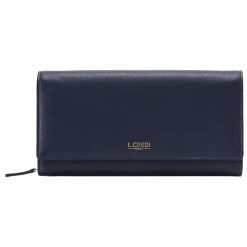 L.Credi Damengeldbörsen Querformat<Evelyn Geldbörse Leder 20 cm marine
