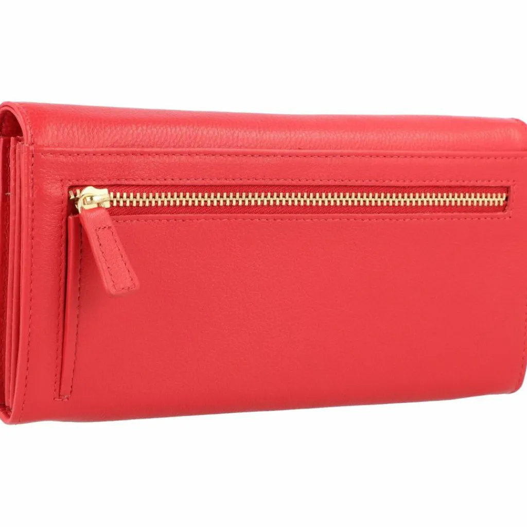 Discount L.Credi Evelyn Geldbörse Leder 20 cm rot