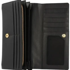 Discount L.Credi Evelyn Geldbörse Leder 20 cm schwarz