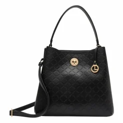 L.Credi Schultertaschen<Filberta Schultertasche 30 cm schwarz