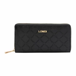 L.Credi Damengeldbörsen Querformat<Filiberta Geldbörse 19 cm schwarz