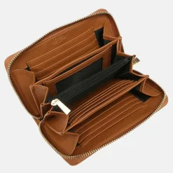 Clearance L.Credi Filippa Geldbörse RFID 16 cm cognac
