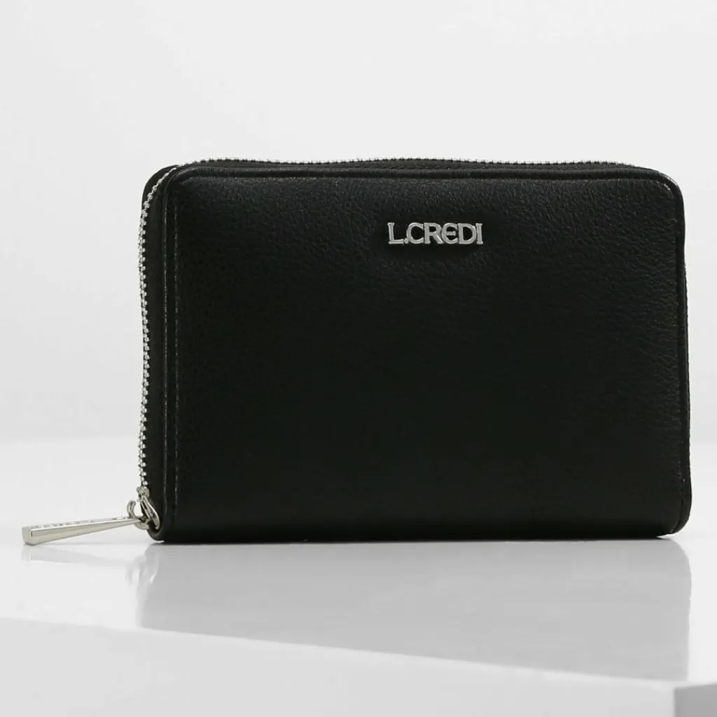 Online L.Credi Filippa Geldbörse RFID 16 cm schwarz