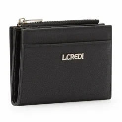 Clearance L.Credi Filippa Geldbörse RFID Schutz 12 cm schwarz