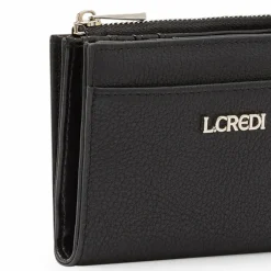 Clearance L.Credi Filippa Geldbörse RFID Schutz 12 cm schwarz