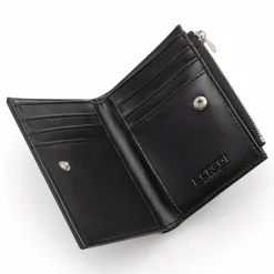 Clearance L.Credi Filippa Geldbörse RFID Schutz 12 cm schwarz