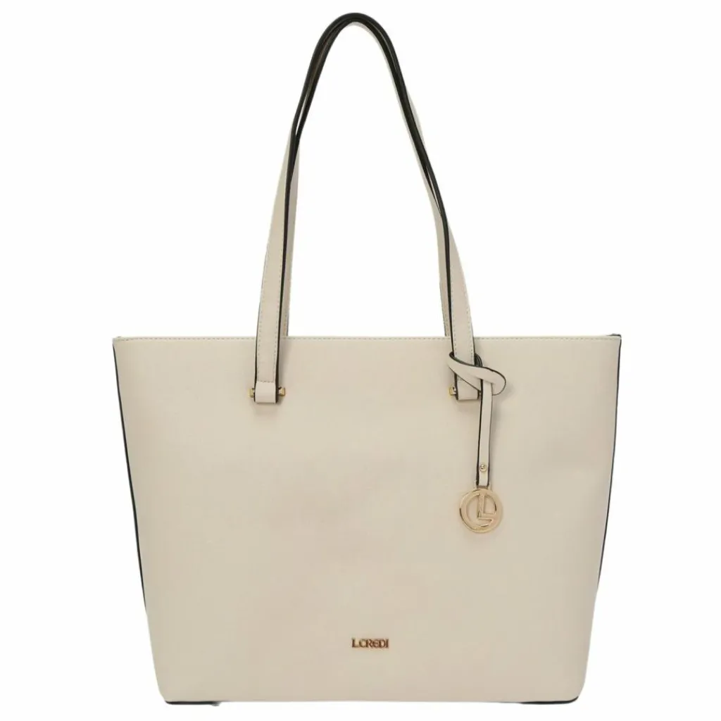 L.Credi Shopper|Schultertaschen<Filippa Shopper Tasche 40 cm creme
