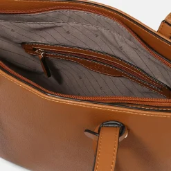 L.Credi Shopper|Schultertaschen<Filippa Shopper Tasche 35 cm cognac