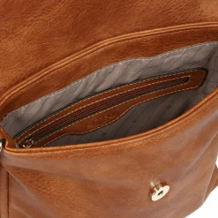 Hot L.Credi Jana Umhängetasche 25 cm cognac