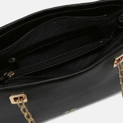 Hot L.Credi Karin Schultertasche 31 cm schwarz