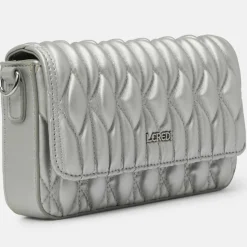 New L.Credi Lisa Umhängetasche 22 cm silber