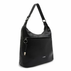 L.Credi Schultertaschen<Maite Schultertasche 33 cm schwarz