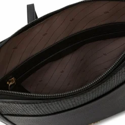 Outlet L.Credi Marlies Schultertasche 24 cm schwarz