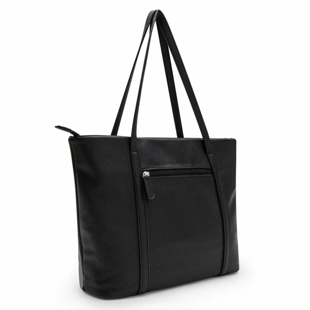 L.Credi Shopper|Schultertaschen<Merle Shopper Tasche 40 cm schwarz