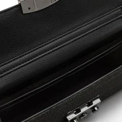 Sale L.Credi Nadi Clutch Tasche 23 cm schwarz