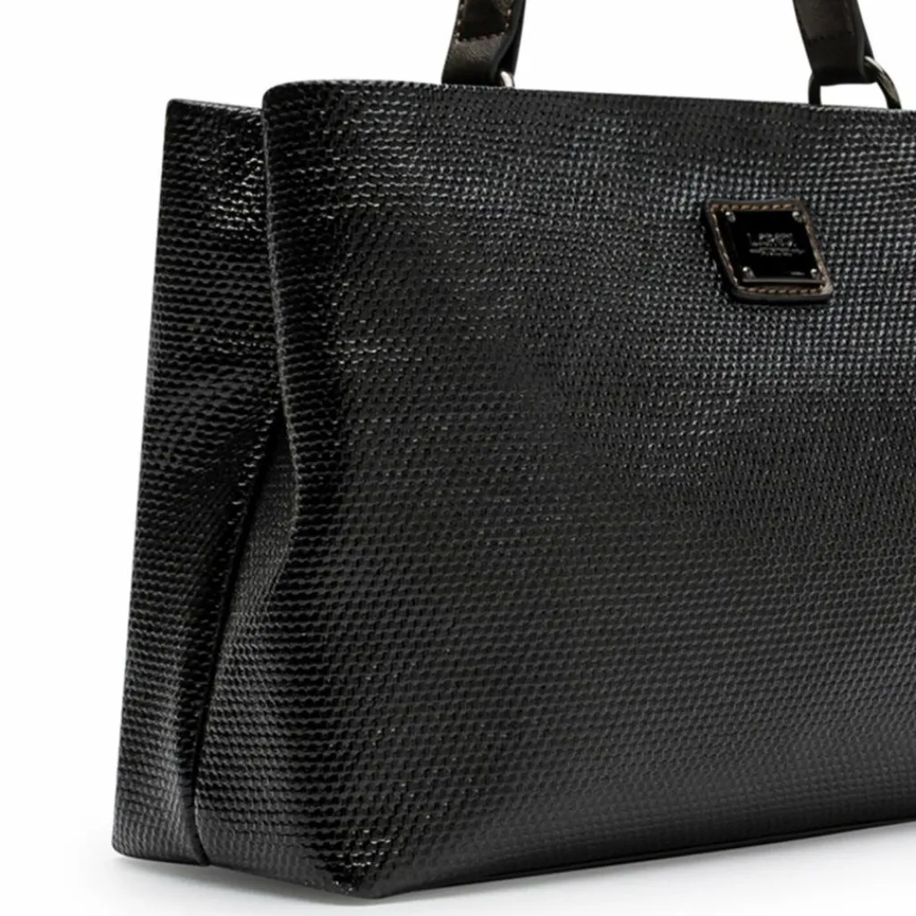 Clearance L.Credi Nadine Shopper Tasche 31 cm schwarz