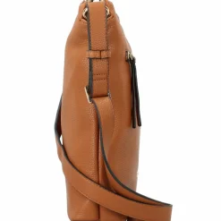 Hot L.Credi New Orleans Umhängetasche 27 cm cognac