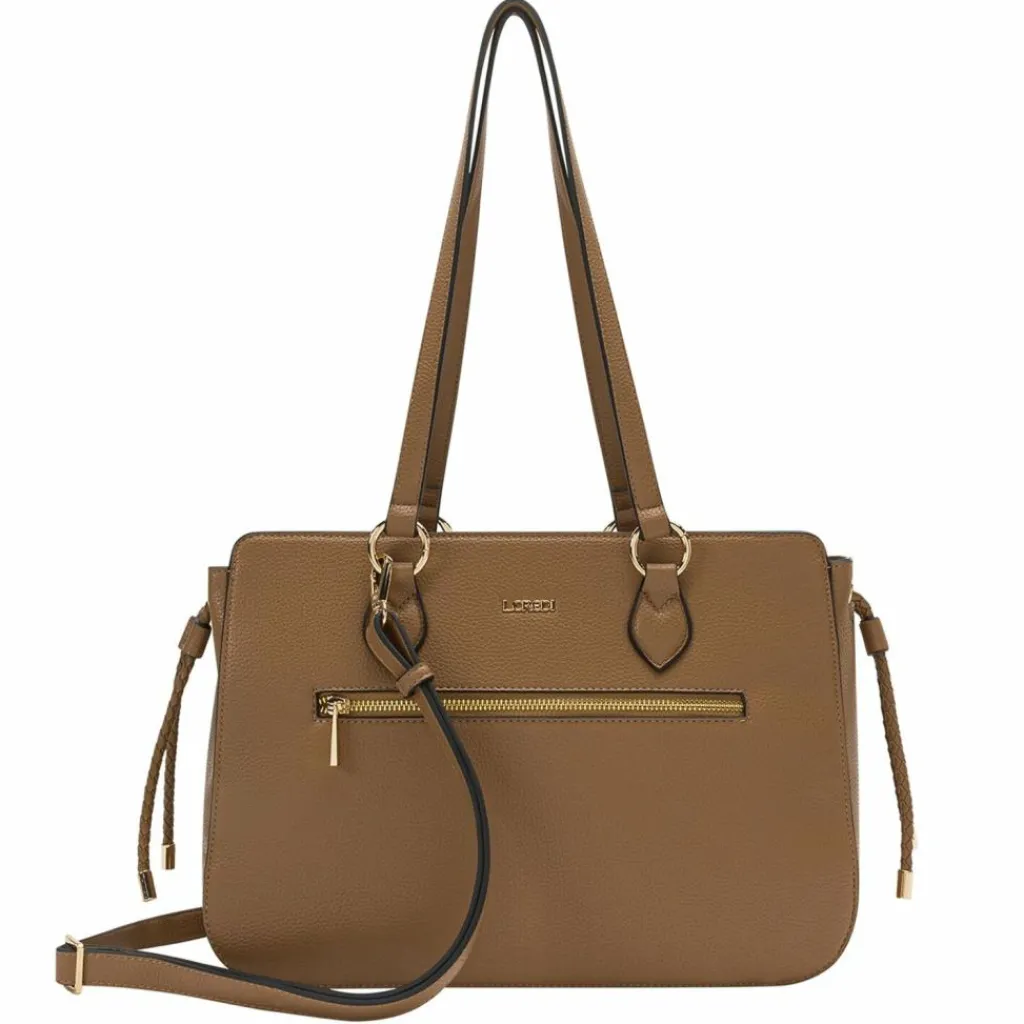 Outlet L.Credi Nova Schultertasche 22 cm toffee